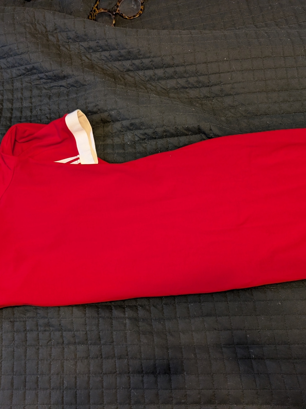 adidas Originals Red Maxi Dress with White Trim - Picture 3 of 3